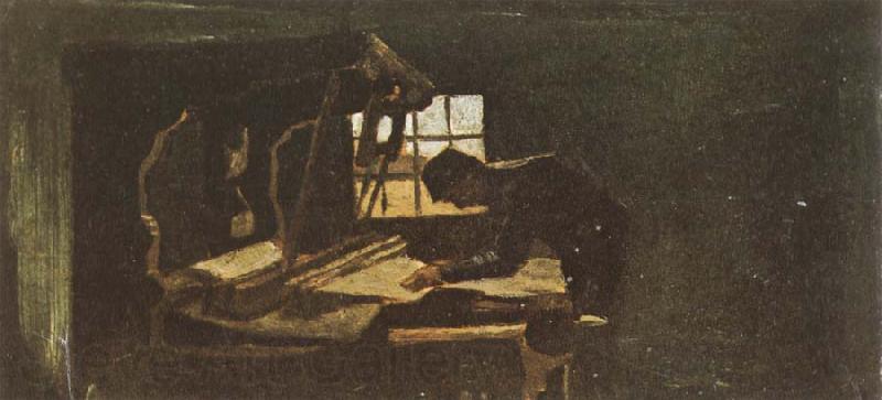 Vincent Van Gogh Weaver Arranging Threads (nn04) Spain oil painting art